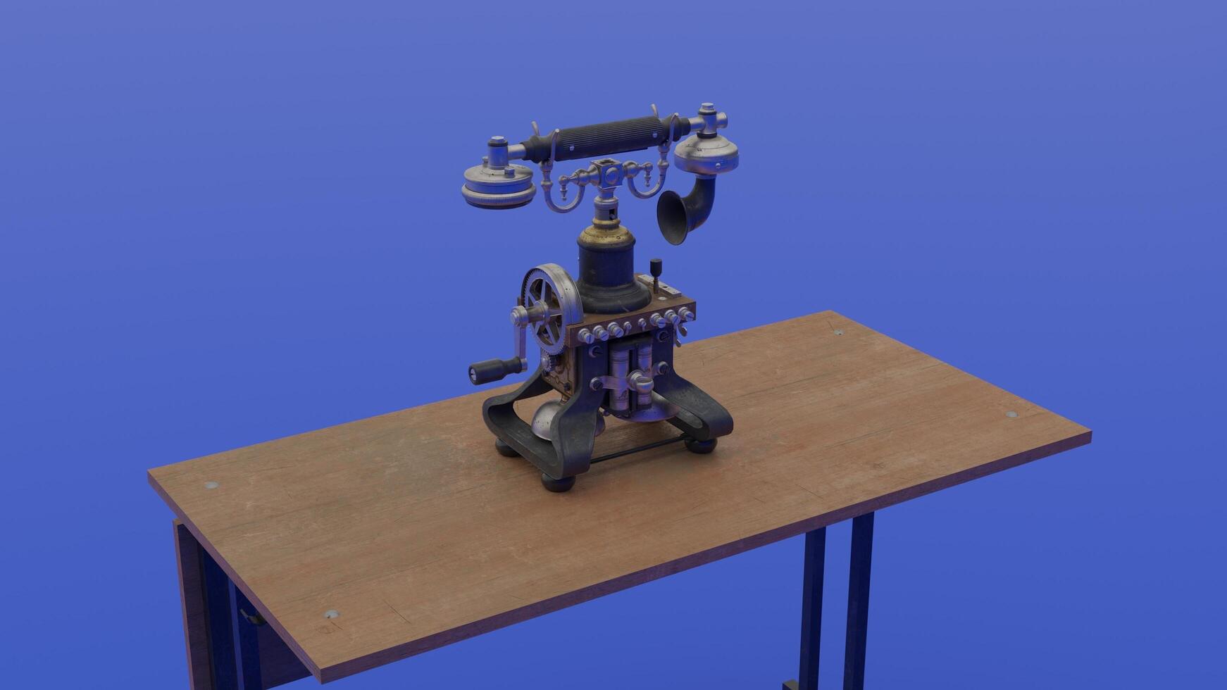 A small machine on top of a table photo