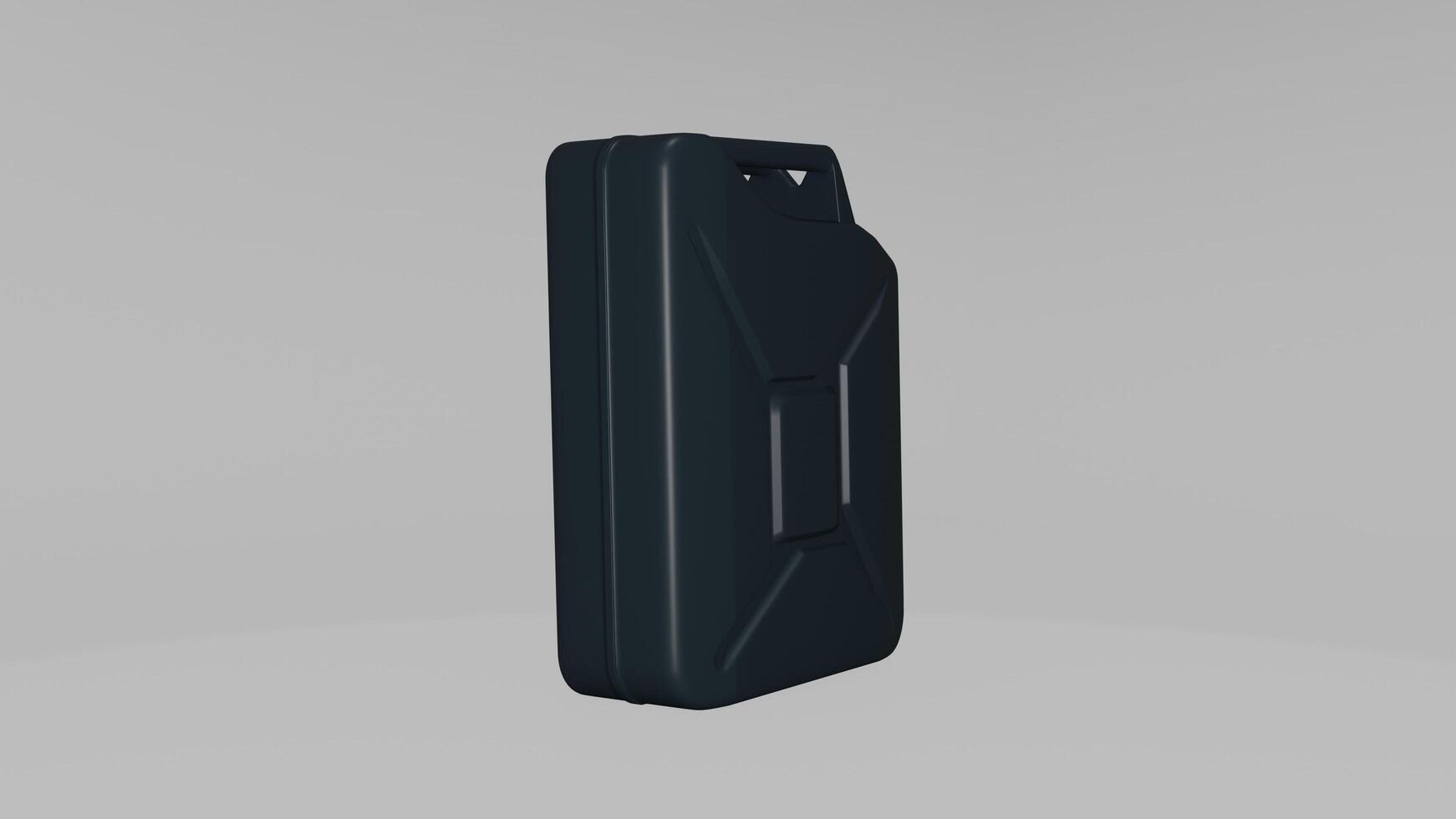 A black case with a small compartment on the side photo