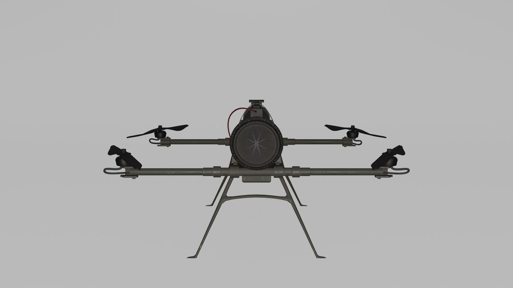 A small drone with two propellers on it photo