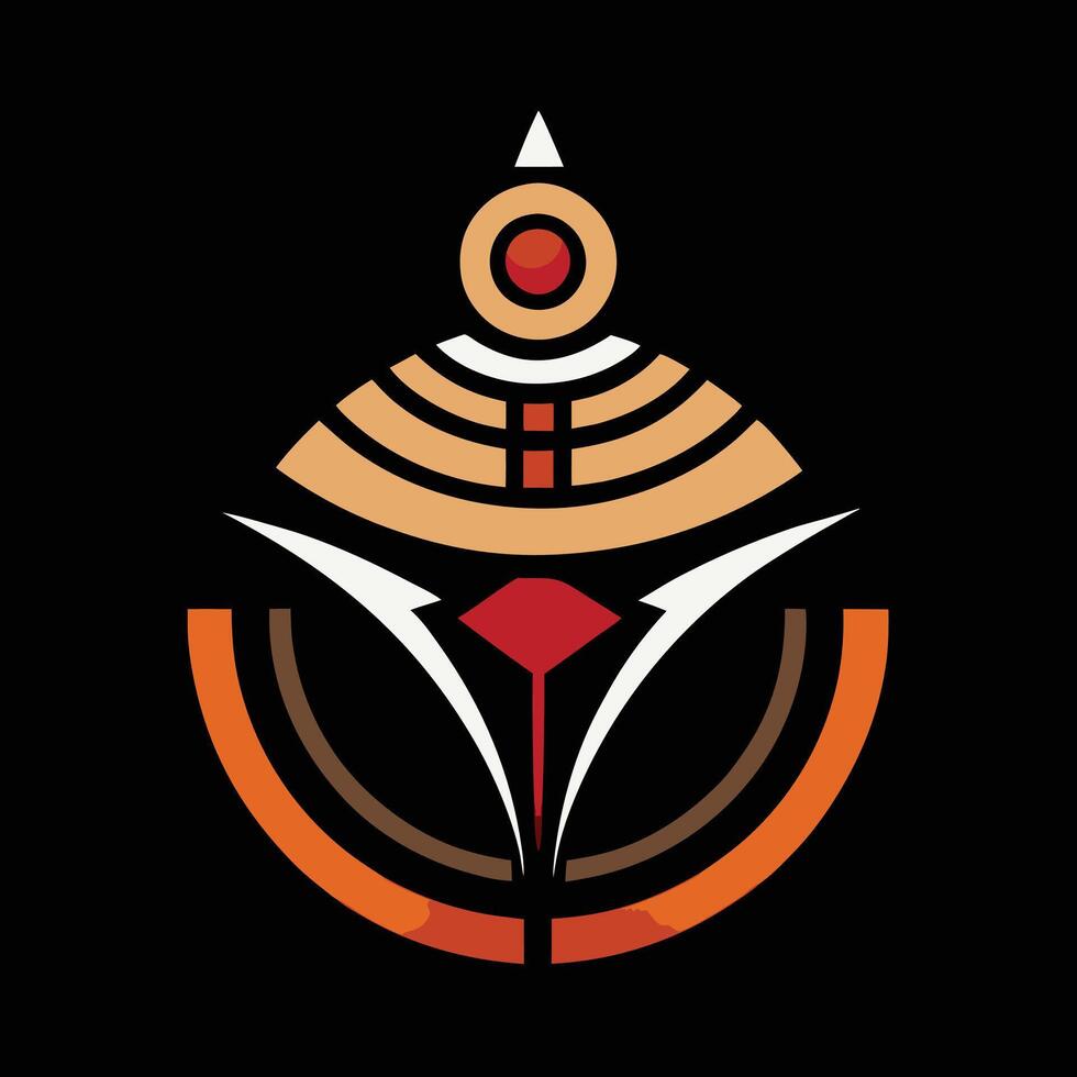 The logo for a company called the black hole vector