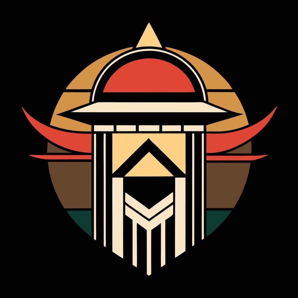 The logo for the band is a stylized image of a man with a hat vector