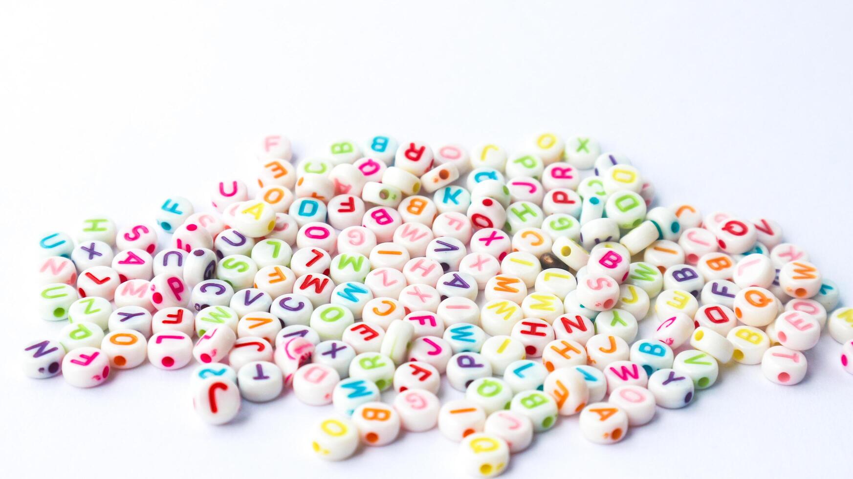 ABC Alphabet buttons photo