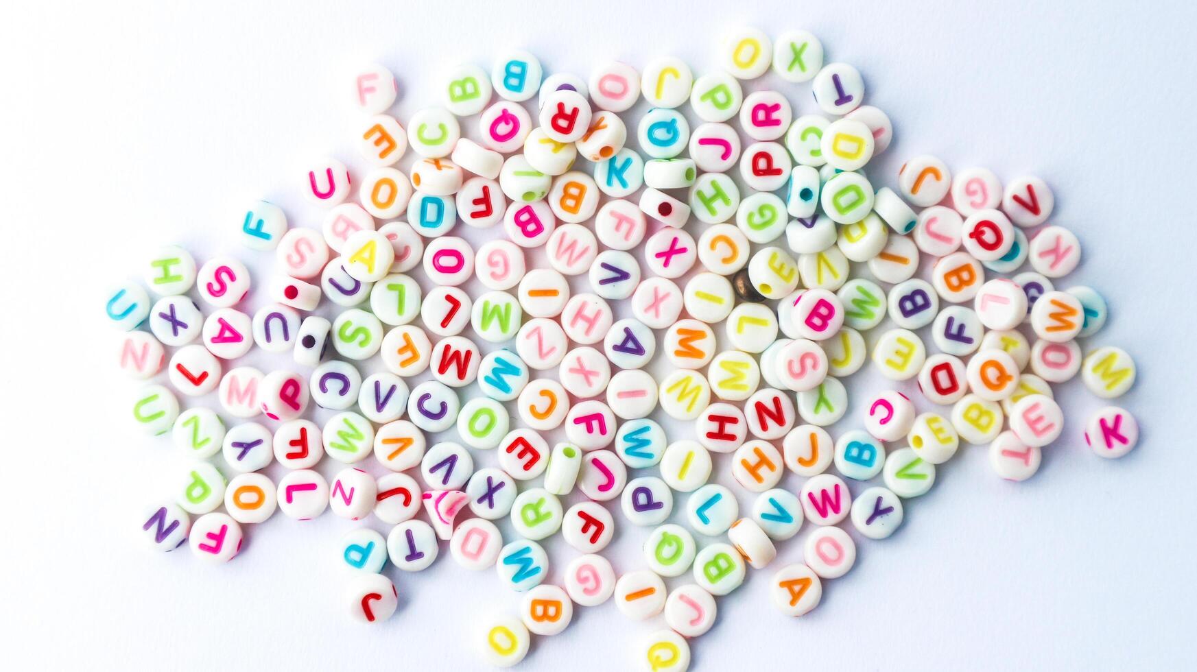 ABC Alphabet buttons photo