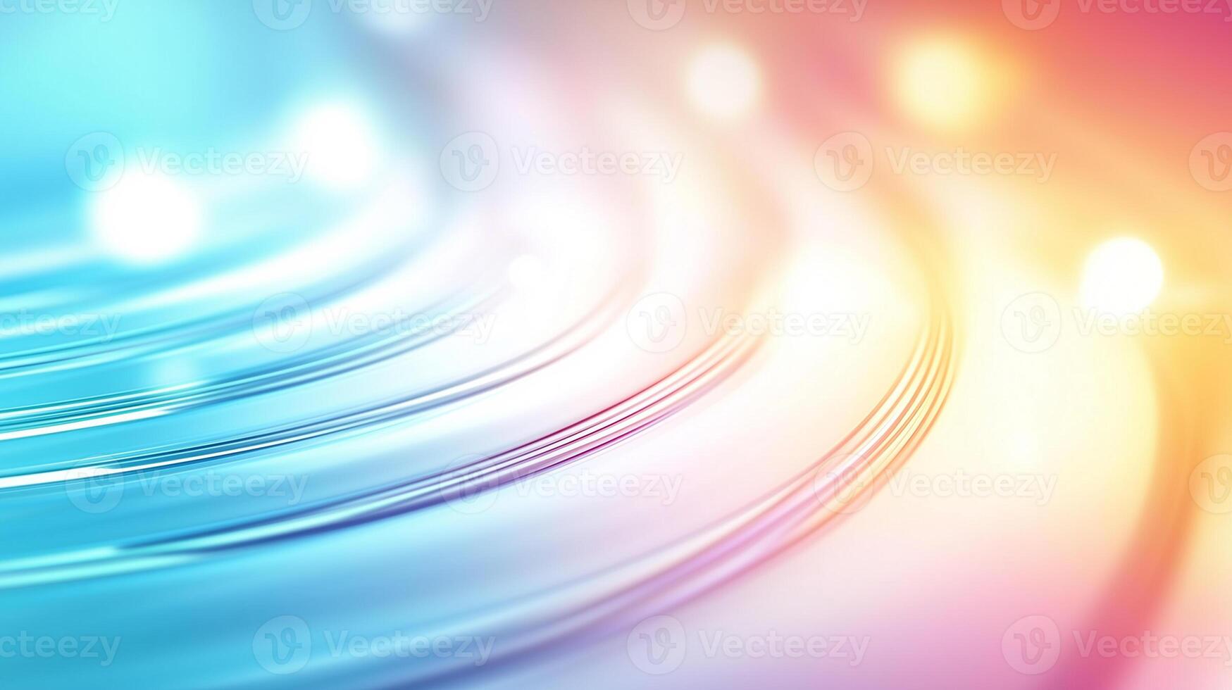 vibrant abstract background featuring smooth, flowing lines in shades of blue, pink, and orange, creating sense of motion and energy. soft lights add dreamy atmosphere photo