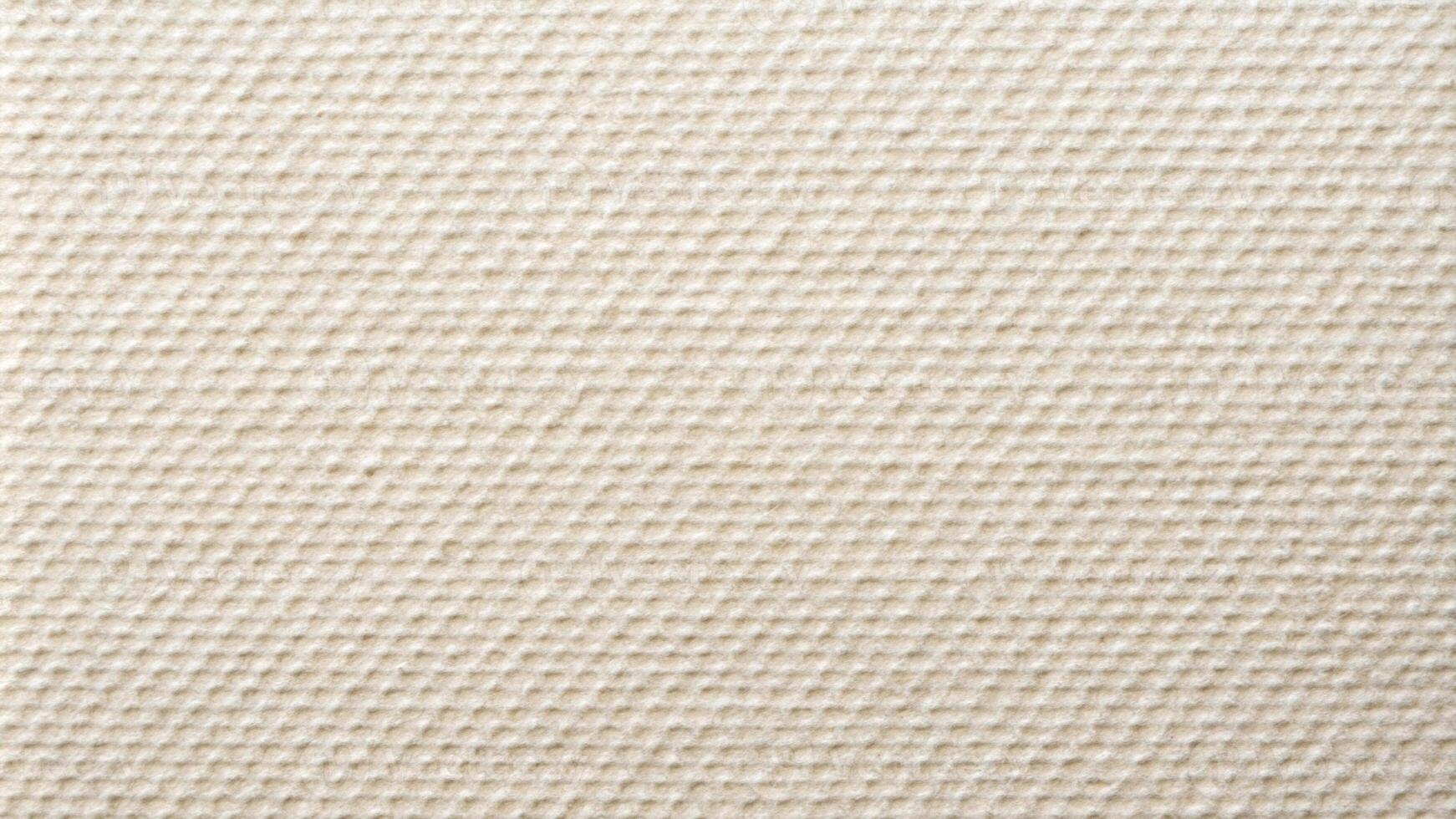 Beige White Fabric or Paper Surface Canvas Texture, Abstract Closeup Macro Background. Soft color and details. photo