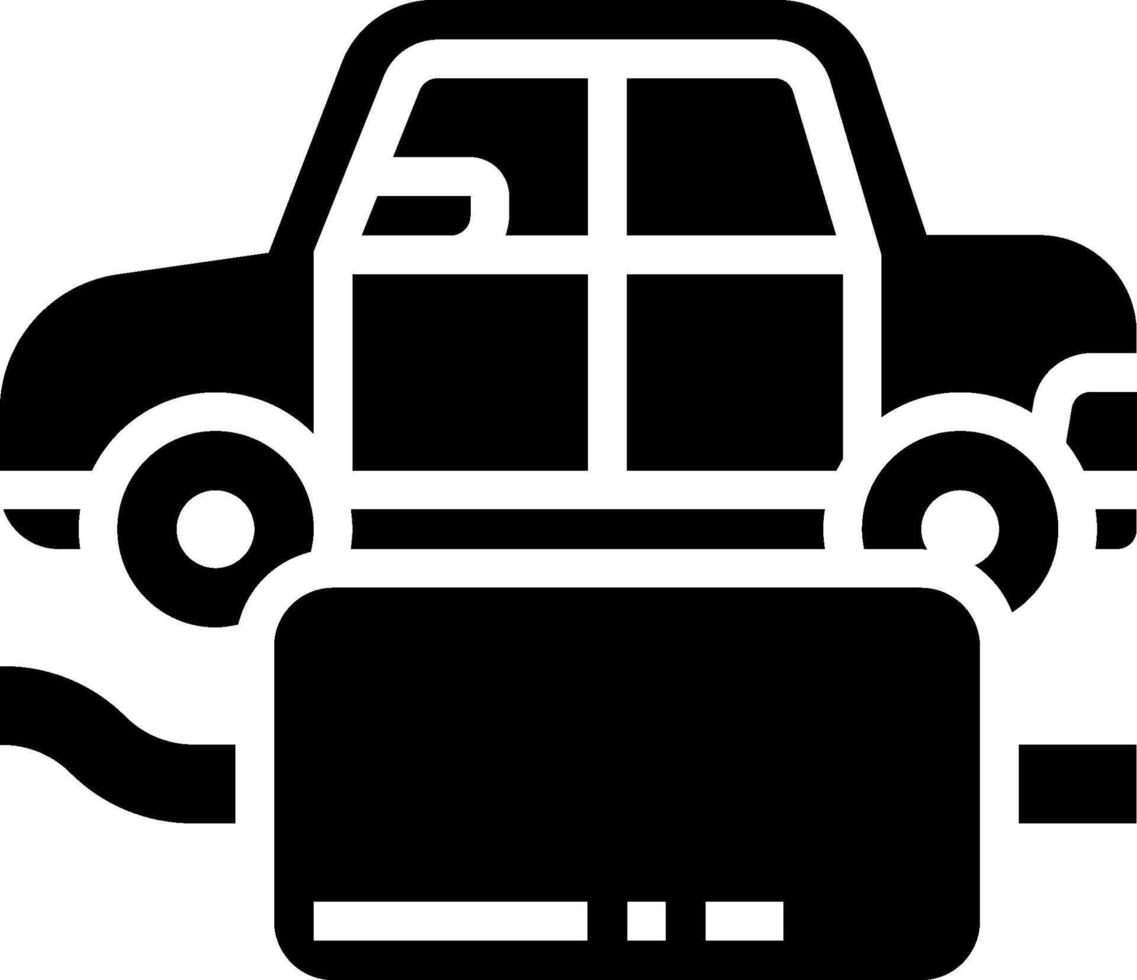 Car exhaust pipe icon vector