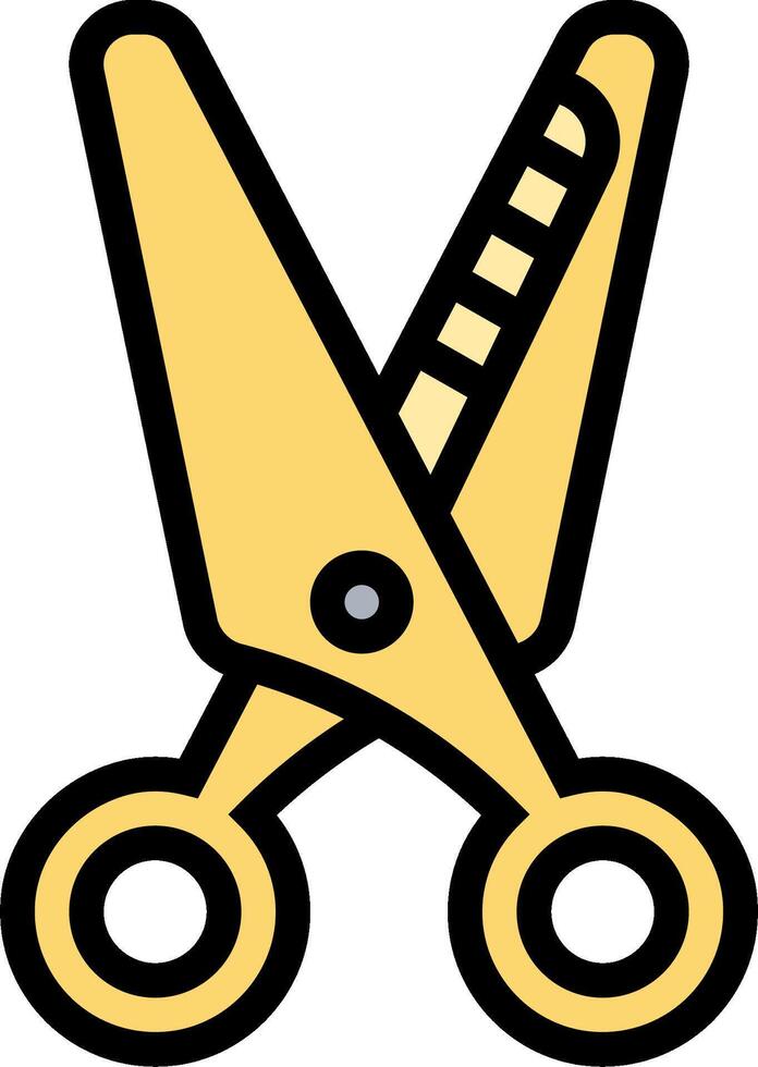 A pair of scissors on a white background vector