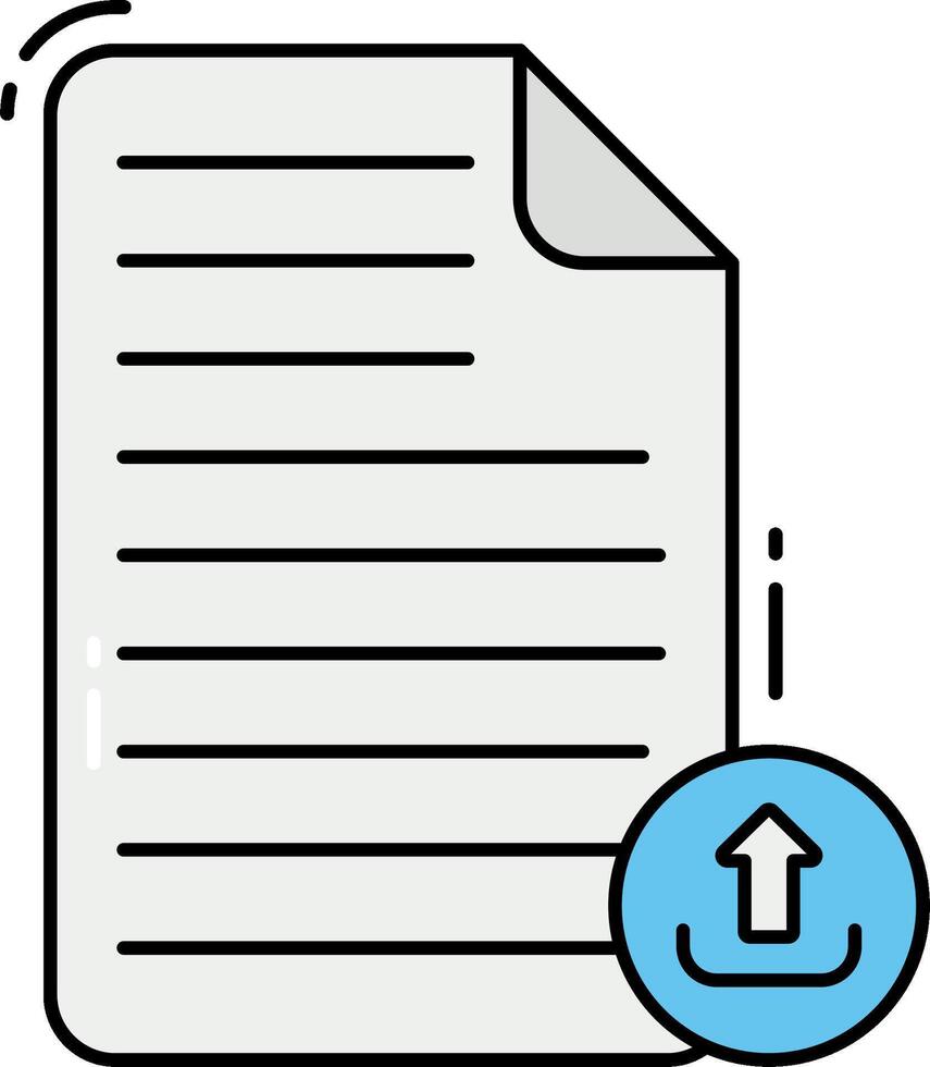 File icon with arrow and file icon illustration vector