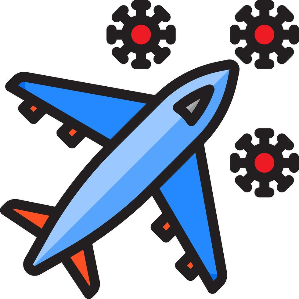 Airplane illustration design vector