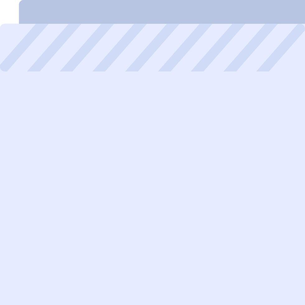 A folder with a white background and a blue stripe vector