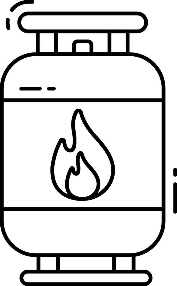 Gasoline can icon vector