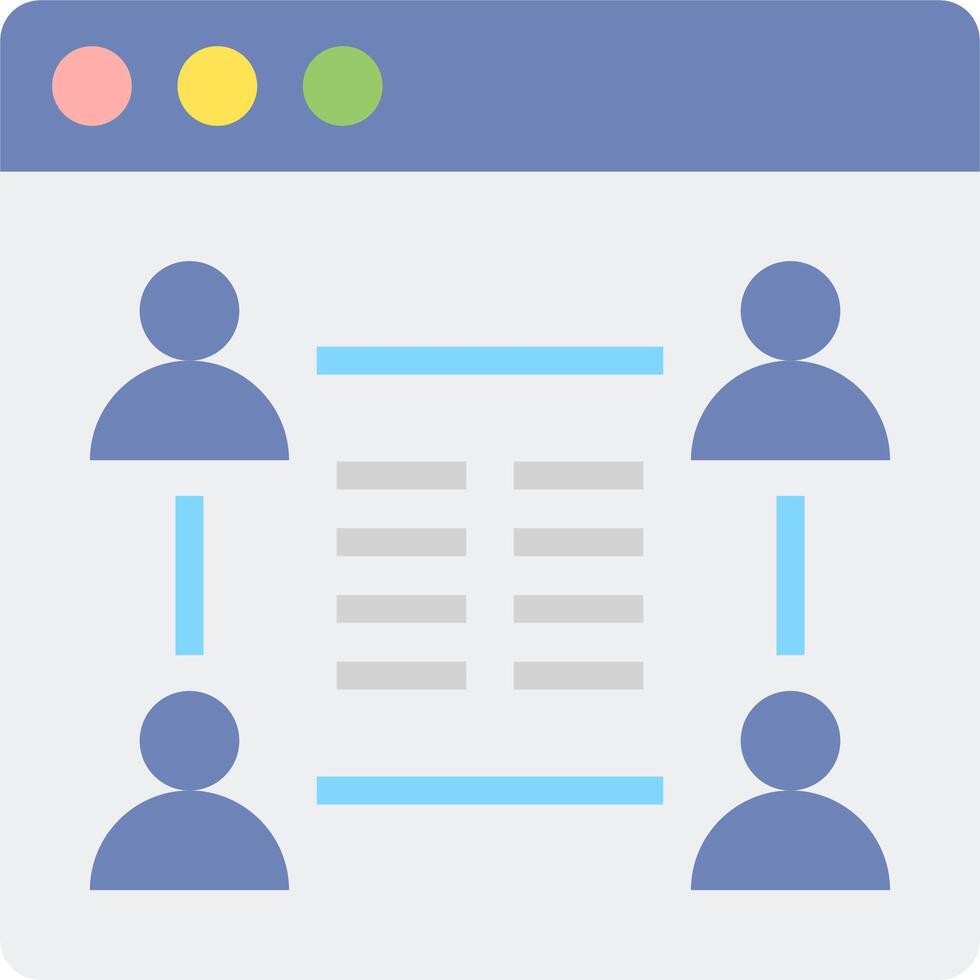 A group of people are connected to a document vector