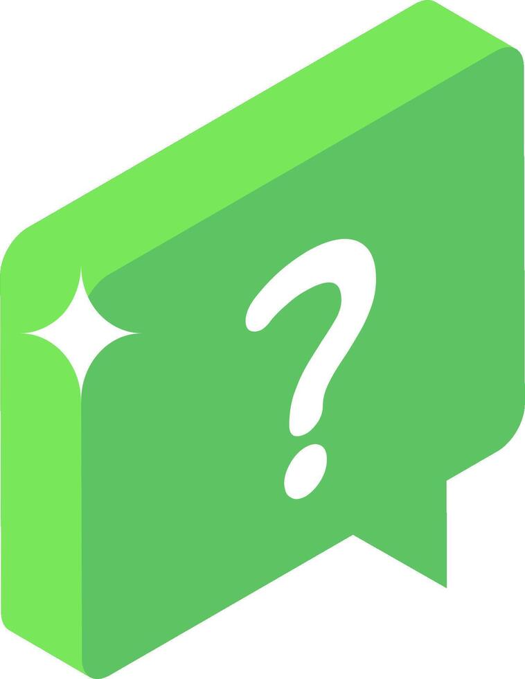 Question illustration design vector