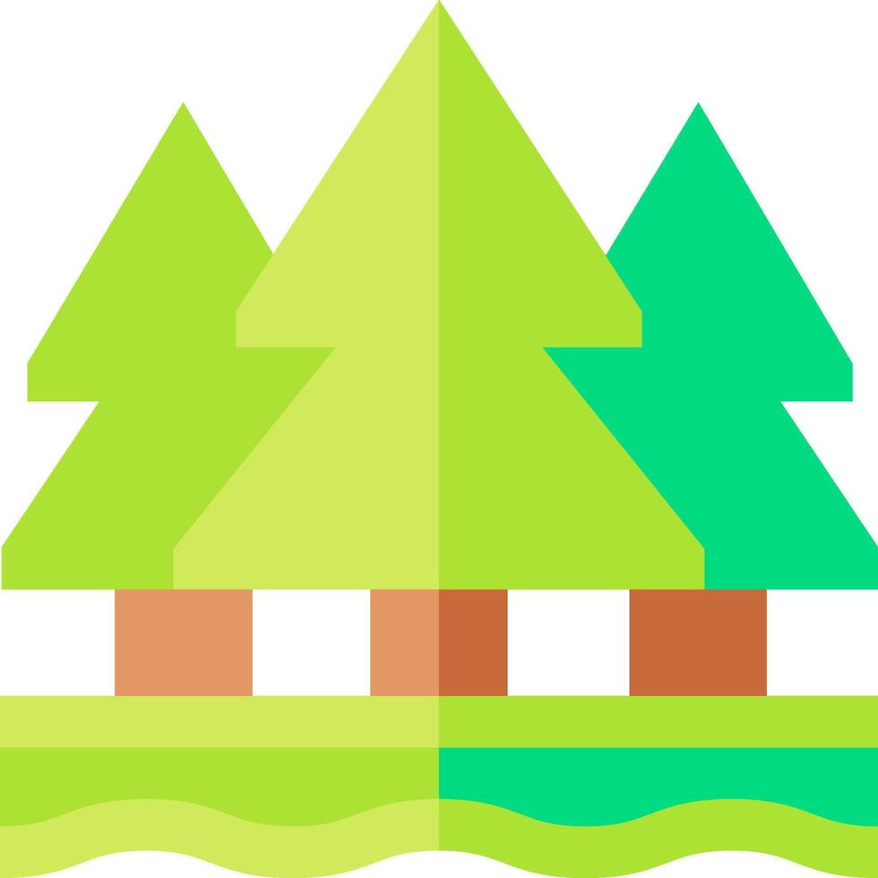 Forest illustration design vector