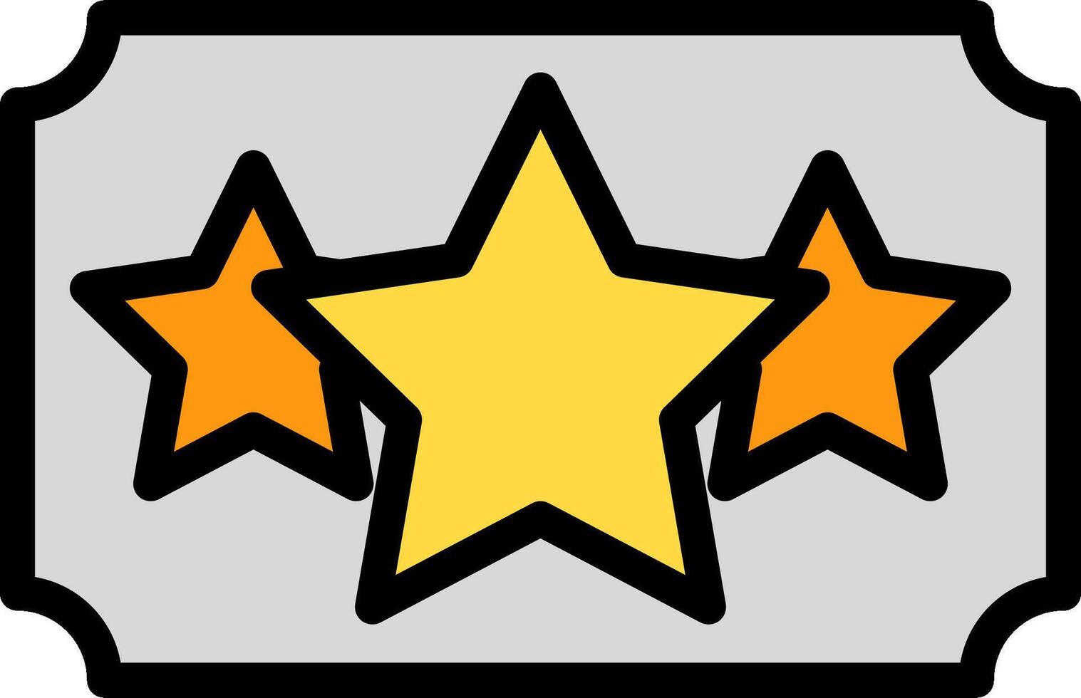 Five star icon on a gray background vector