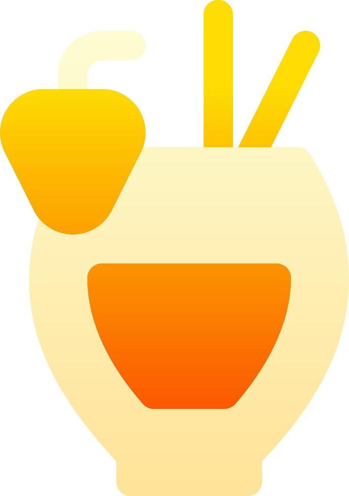 A bowl with chopsticks and a cup of soup vector