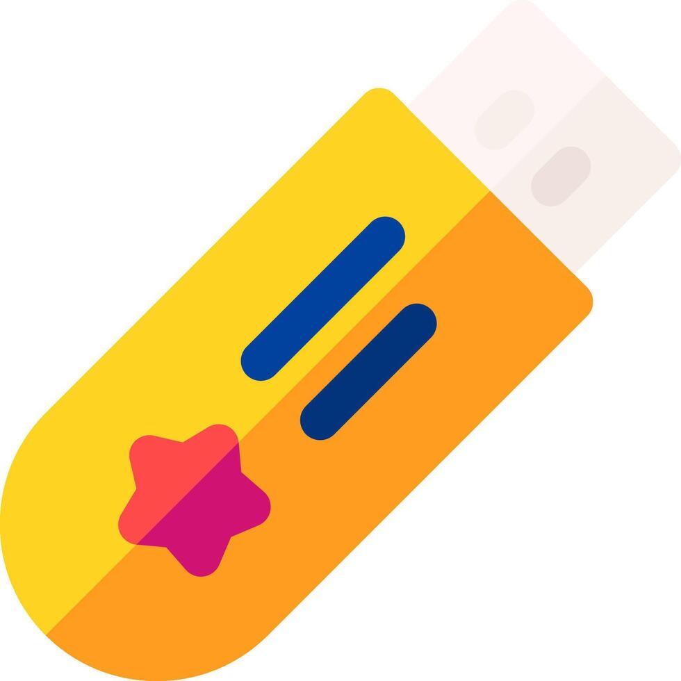 Usb flash drive icon vector