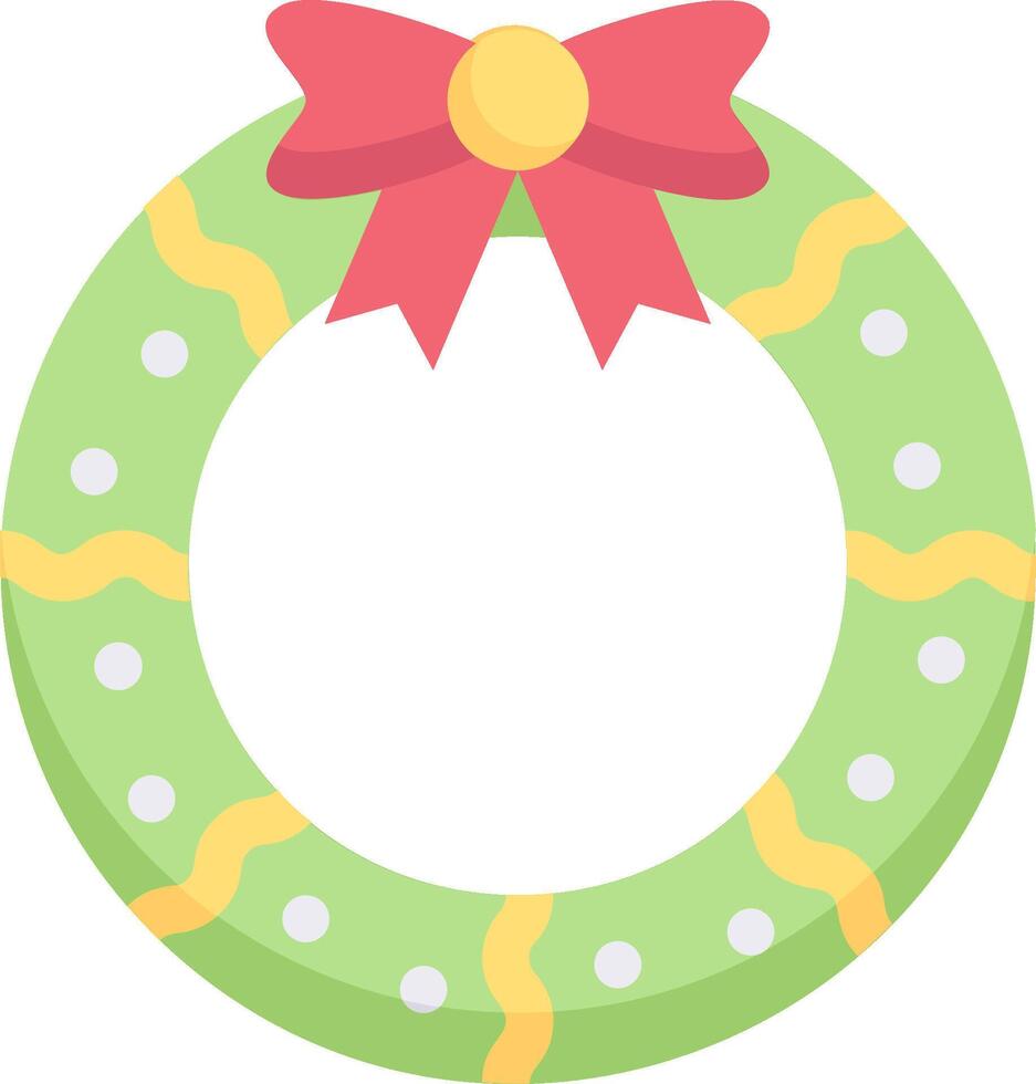Christmas wreath clipart vector