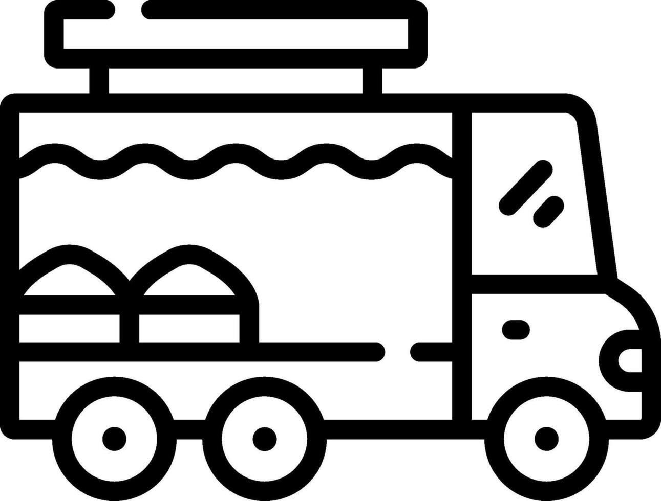 Food truck icon vector