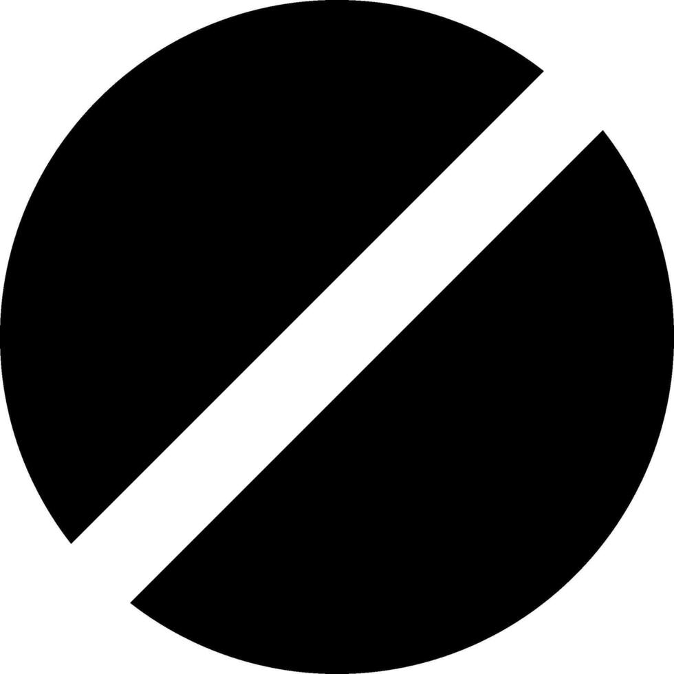No entry sign icon vector