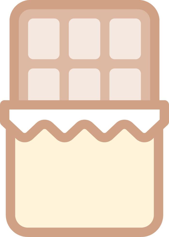 A box with chocolate in it on a white background vector