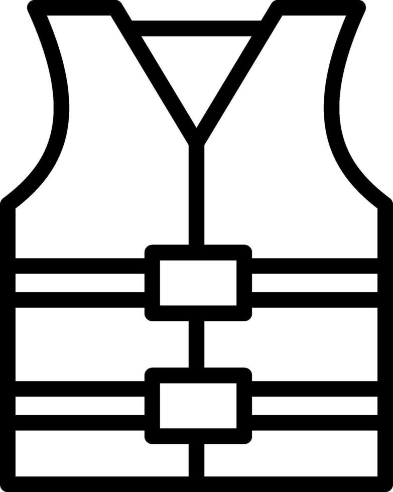 Life vest icon vector