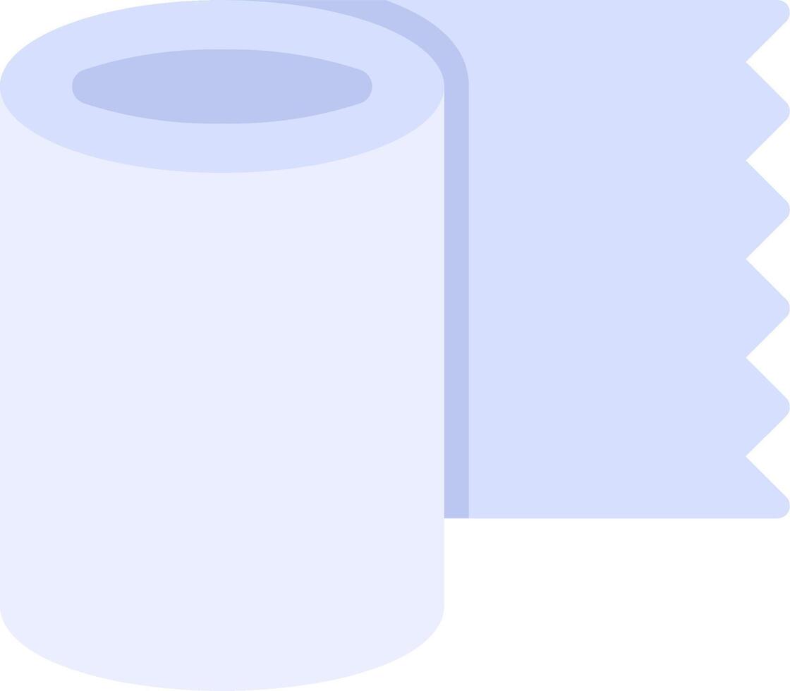 A roll of toilet paper is shown in this illustration vector