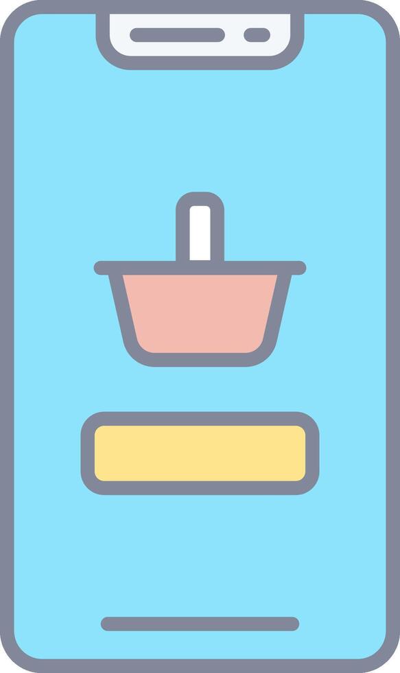 A tablet with a bowl on it vector