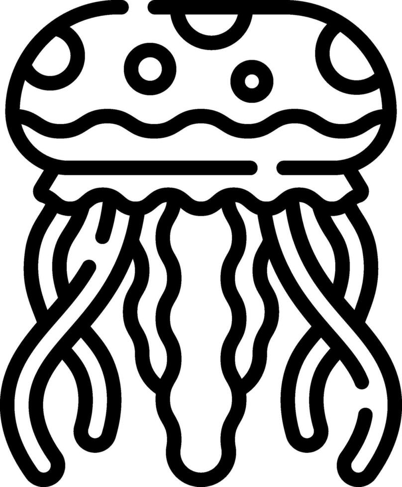 Jellyfish icon illustration vector