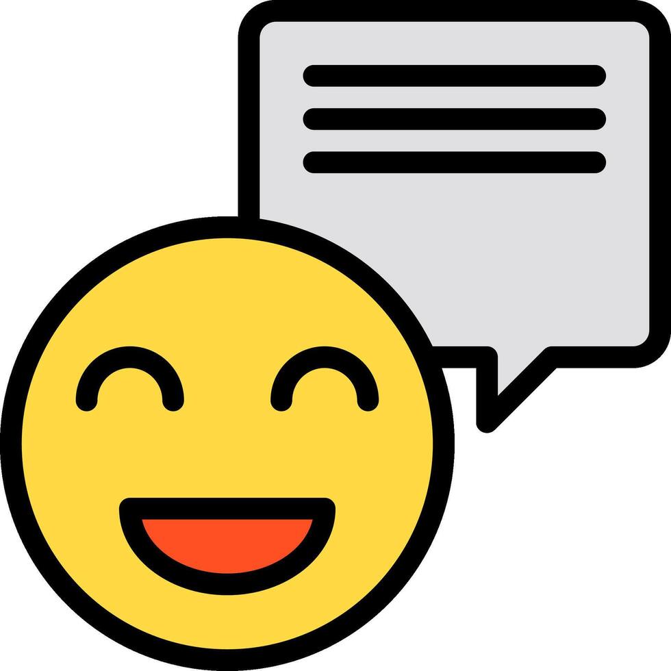 Chat emoticon illustration design vector