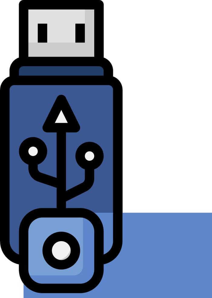 Usb drive icon vector