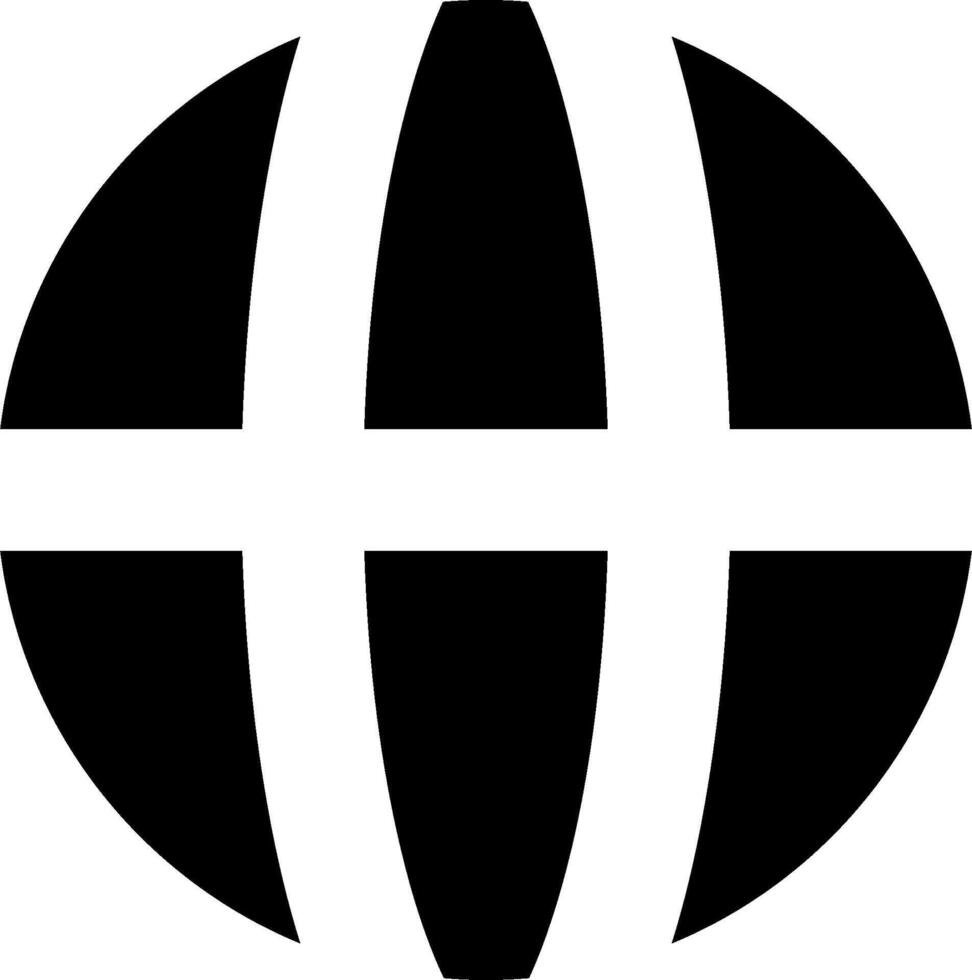A black and white logo of a cross vector