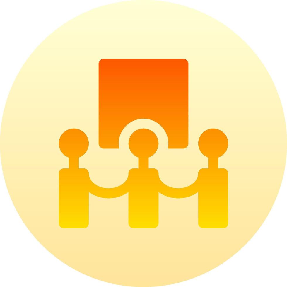 A group of people holding hands in a circle vector