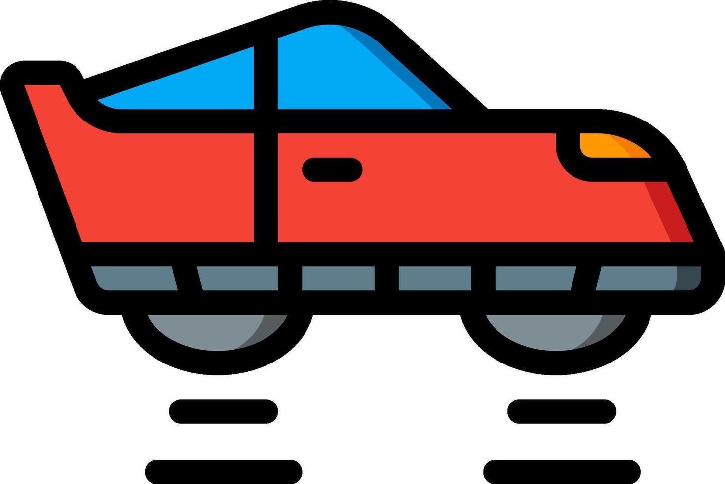 Car icon with wheels and tires vector