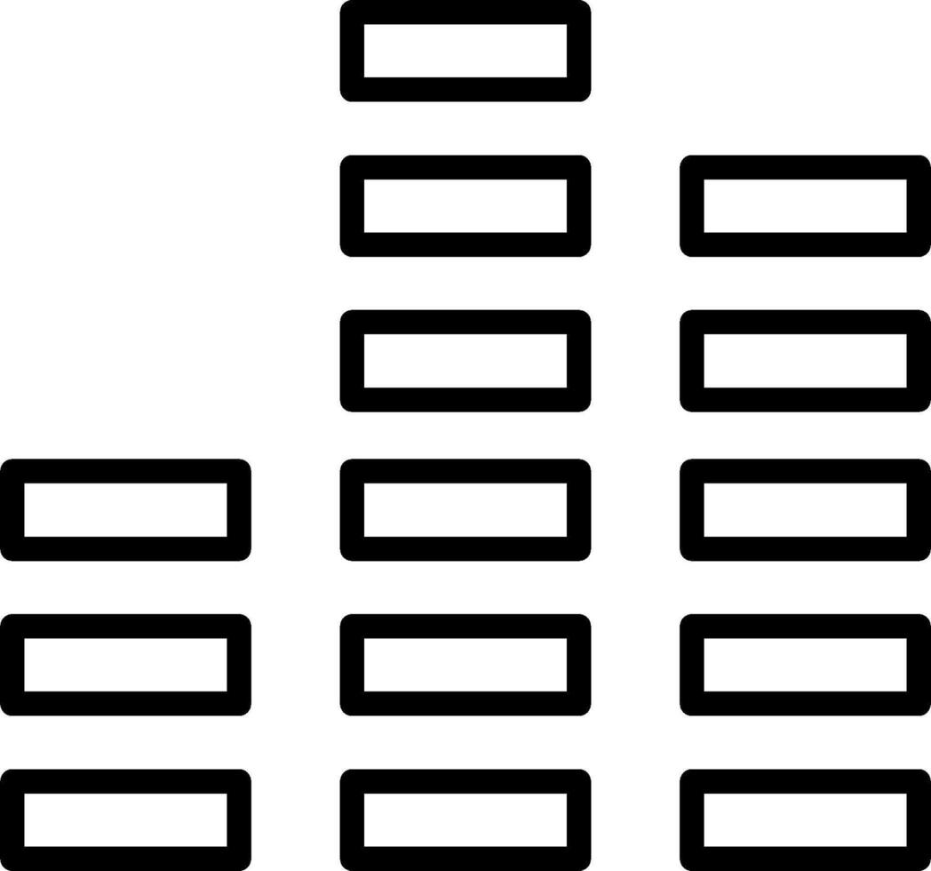 A black and white image of a building with a square vector