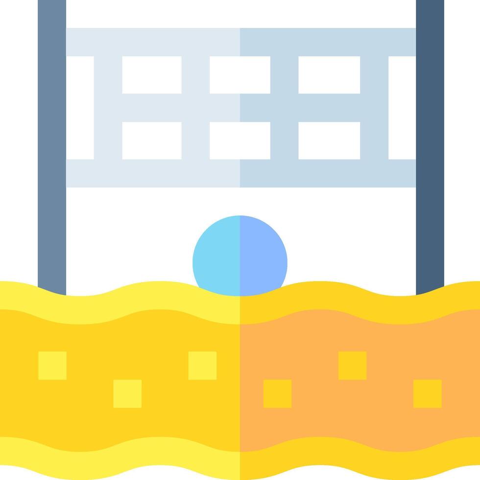 Volleyball net icon vector