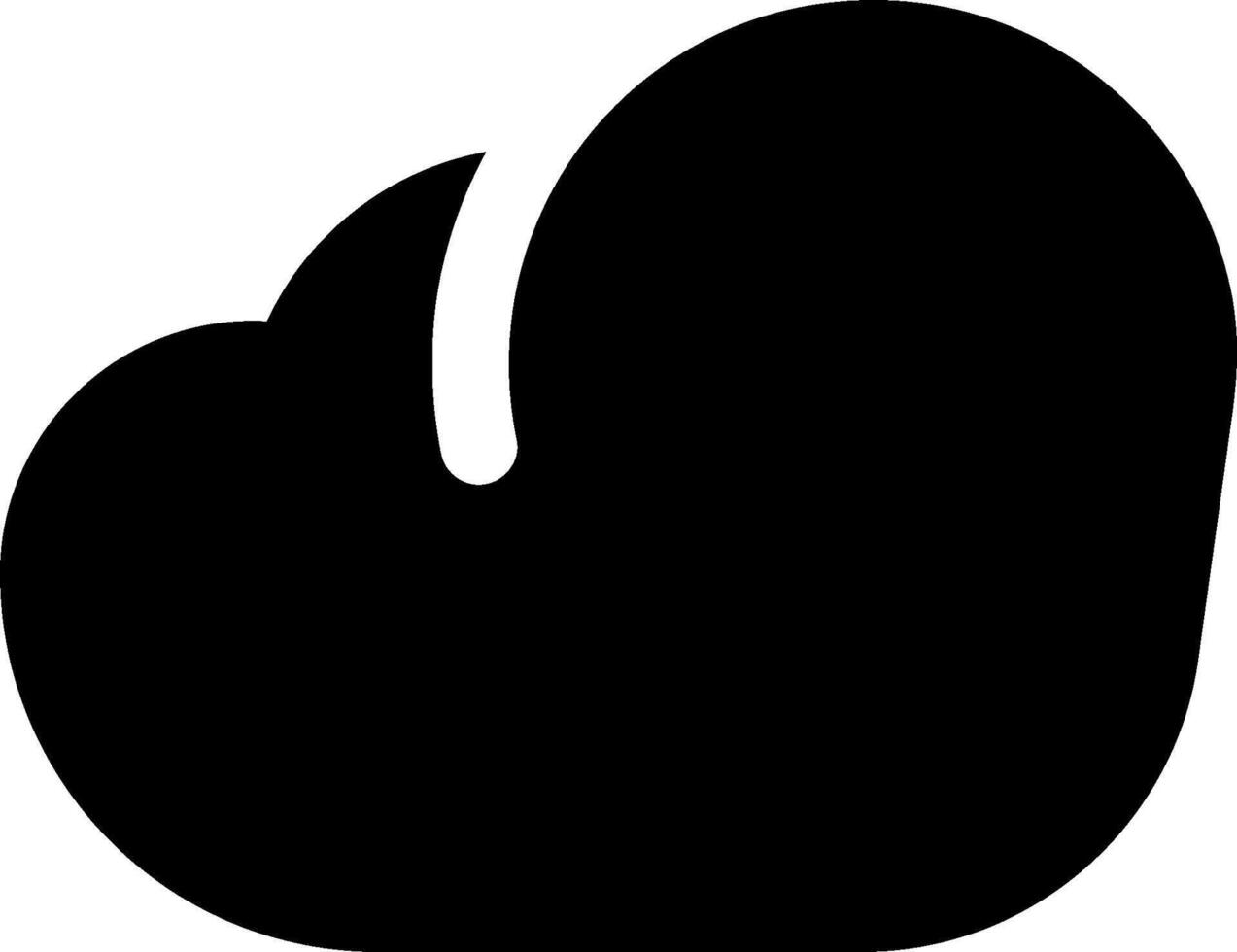 A black and white silhouette of a hand vector
