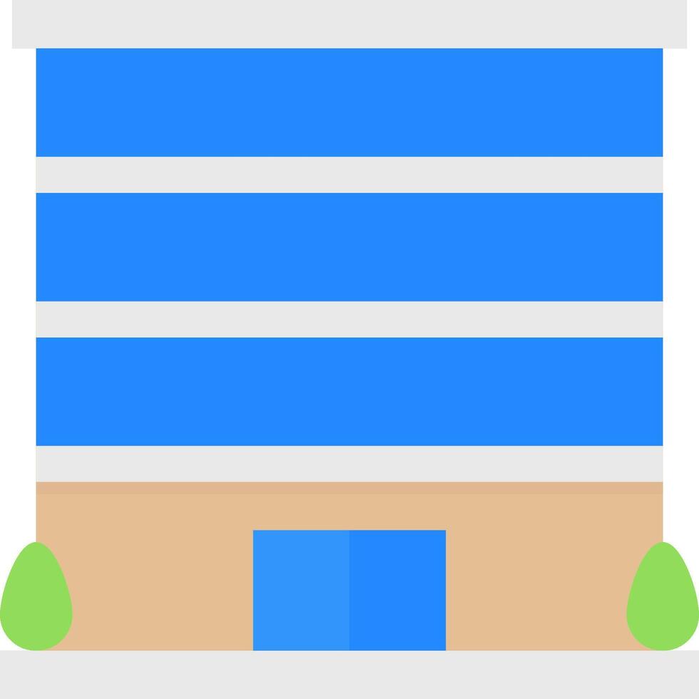 Office building icon flat design vector