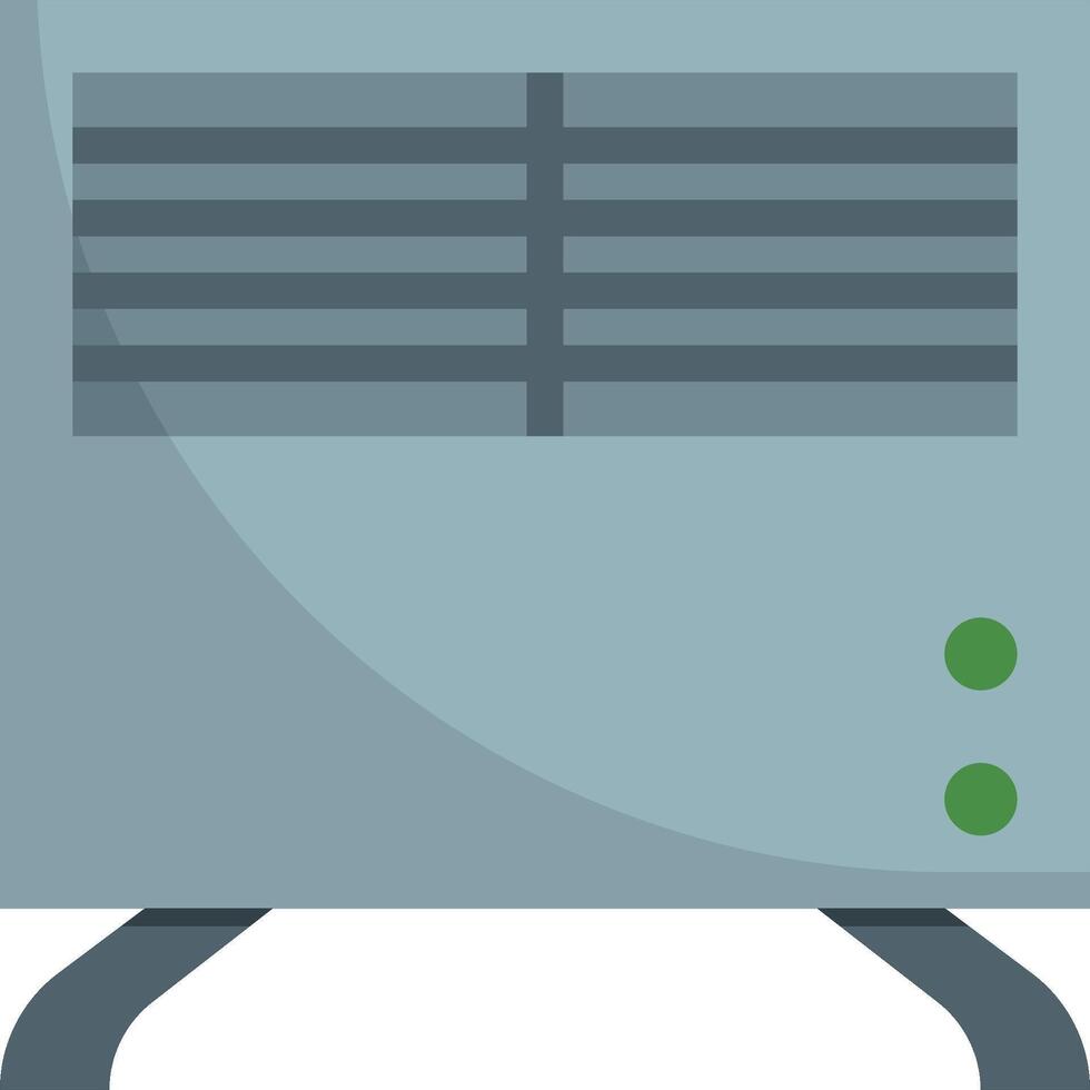 A small computer with a screen and keyboard vector