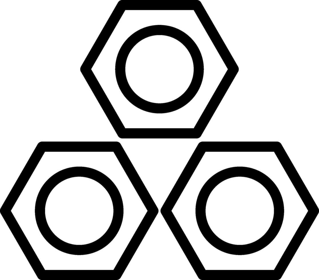 Hexagon symbol illustration design vector