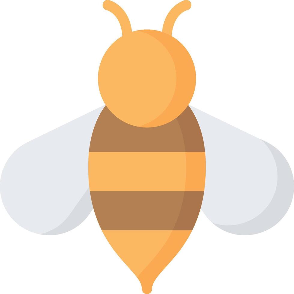 A bee icon on a white background vector