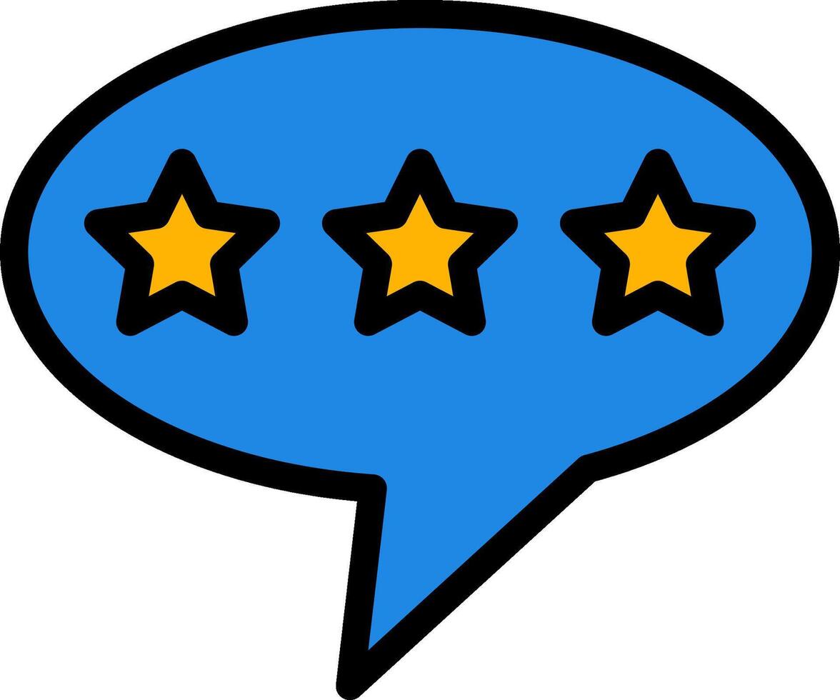 Five star rating icon vector