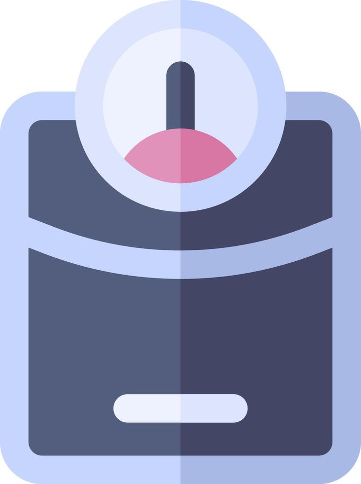 A flat icon of a scale vector