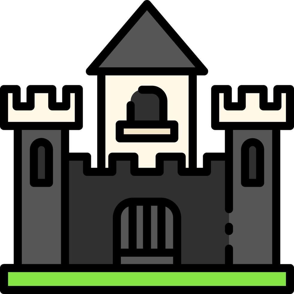 Castle icon illustration vector