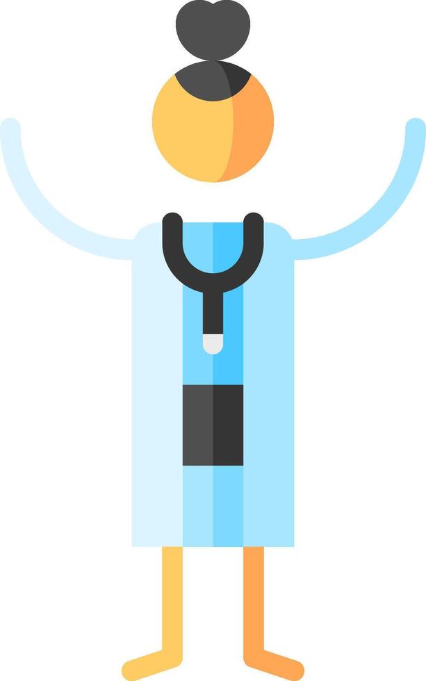 A cartoon man in a blue suit with his arms outstretched vector