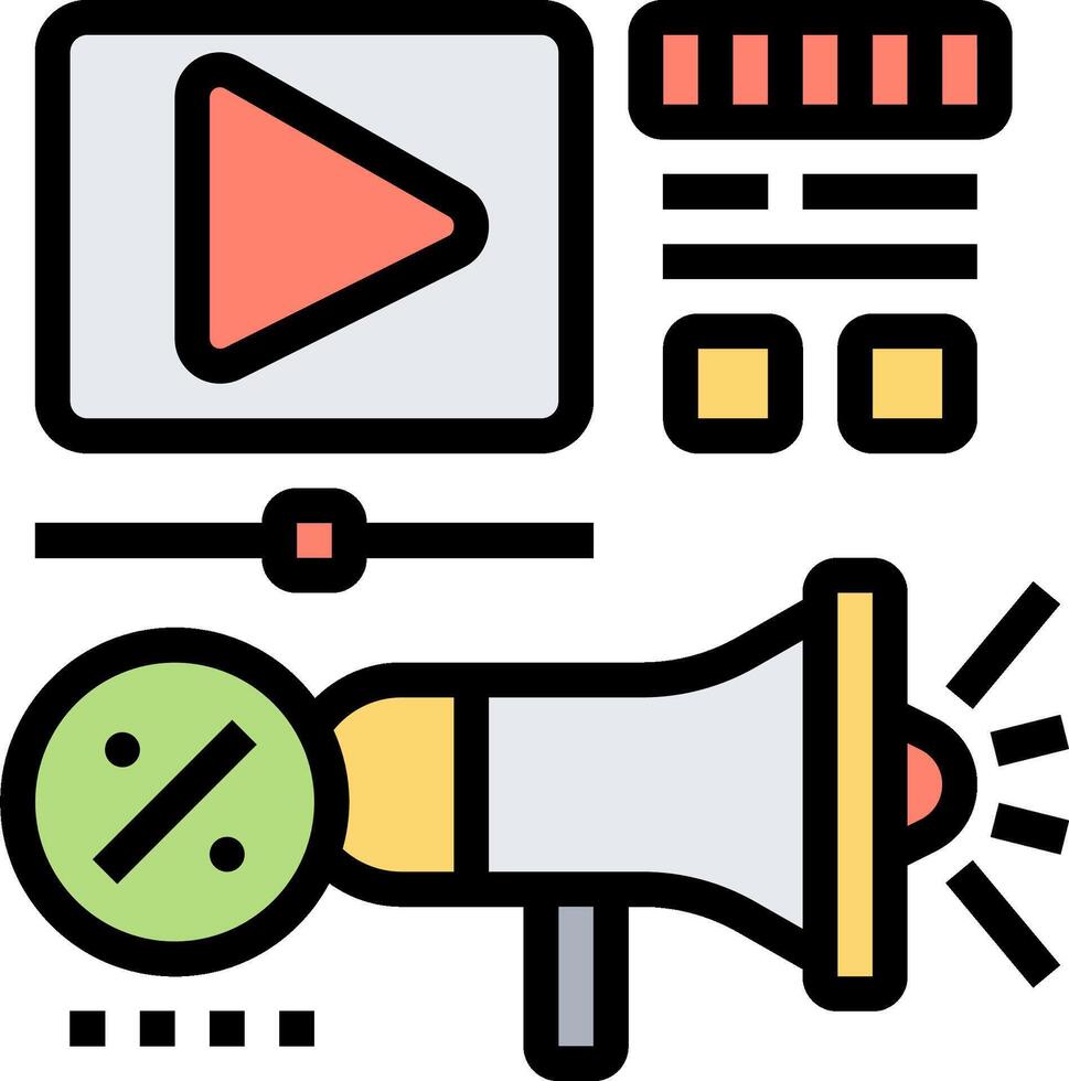 marketing icon illustration vector