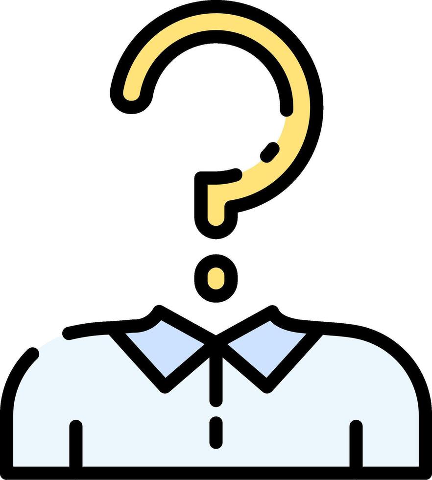 A shirt with a question mark on it vector