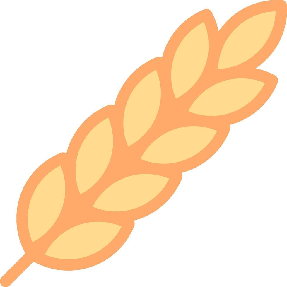 A wheat ear icon on a white background vector