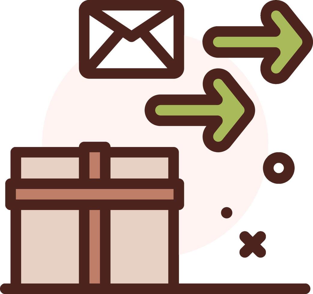 Email and gift icon vector