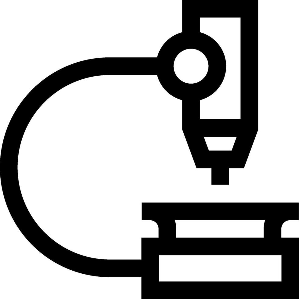 Microscope icon illustration vector